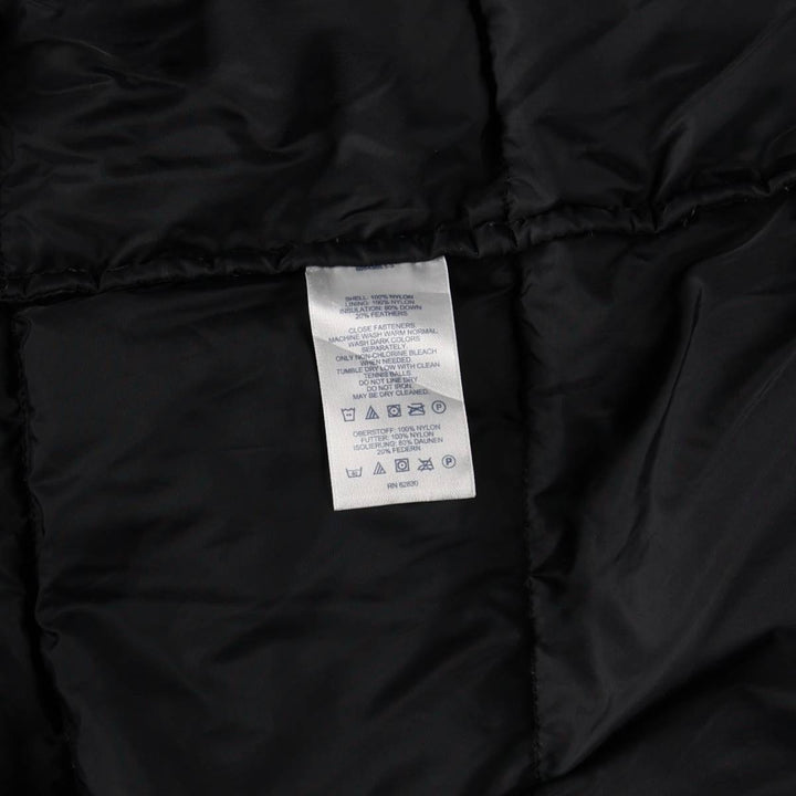 2000'S Lands' End Down Vest, Men's Size L Nylon black type Vintage Second Hand