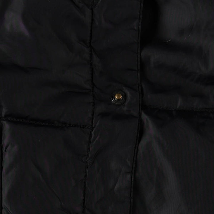 2000'S Lands' End Down Vest, Men's Size L Nylon black type Vintage Second Hand