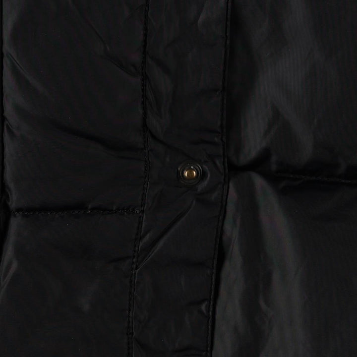 2000'S Lands' End Down Vest, Men's Size L Nylon black type Vintage Second Hand