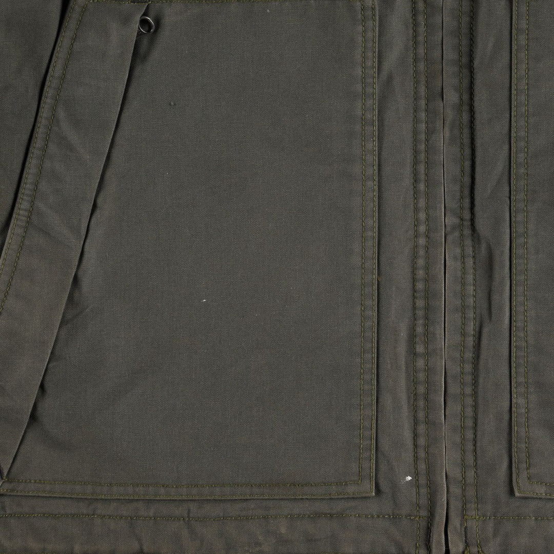 Carhartt Quick Duck Jefferson Vest, padded duck vest, men's size L (approx.) cotton Khaki type Vintage Second Hand