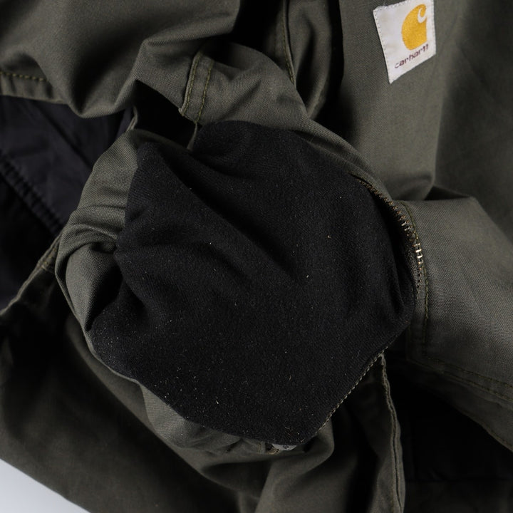 Carhartt Quick Duck Jefferson Vest, padded duck vest, men's size L (approx.) cotton Khaki type Vintage Second Hand