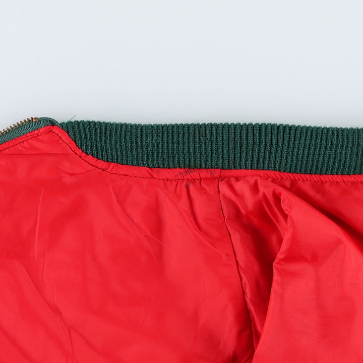 Riverside Coca-Cola Padded Advertising Work Vest, Made in USA, Men's Size XL (approx.) polyester Green type dark green Vintage Second Hand