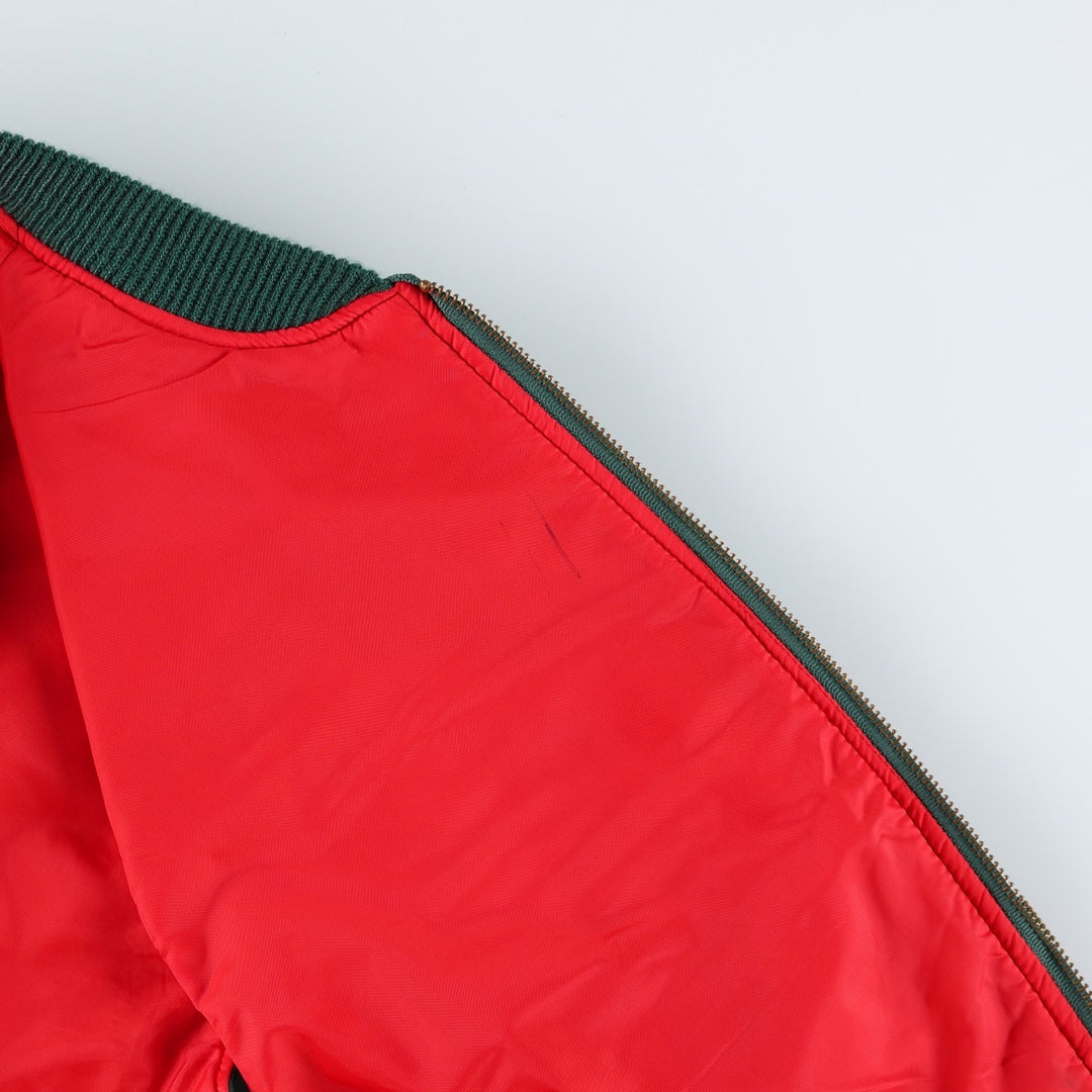 Riverside Coca-Cola Padded Advertising Work Vest, Made in USA, Men's Size XL (approx.) polyester Green type dark green Vintage Second Hand