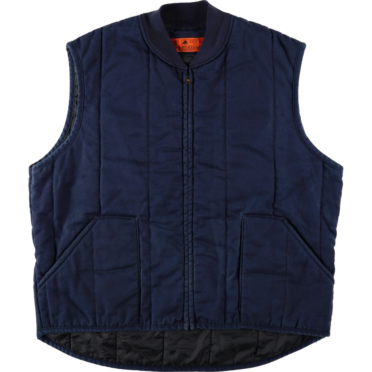 美品 90s ​USA製 RED KAP ワークベスト TALON XL 中綿 90年代 レッドキャップ Red kap 中綿入り ワークベスト USA製 メンズXL