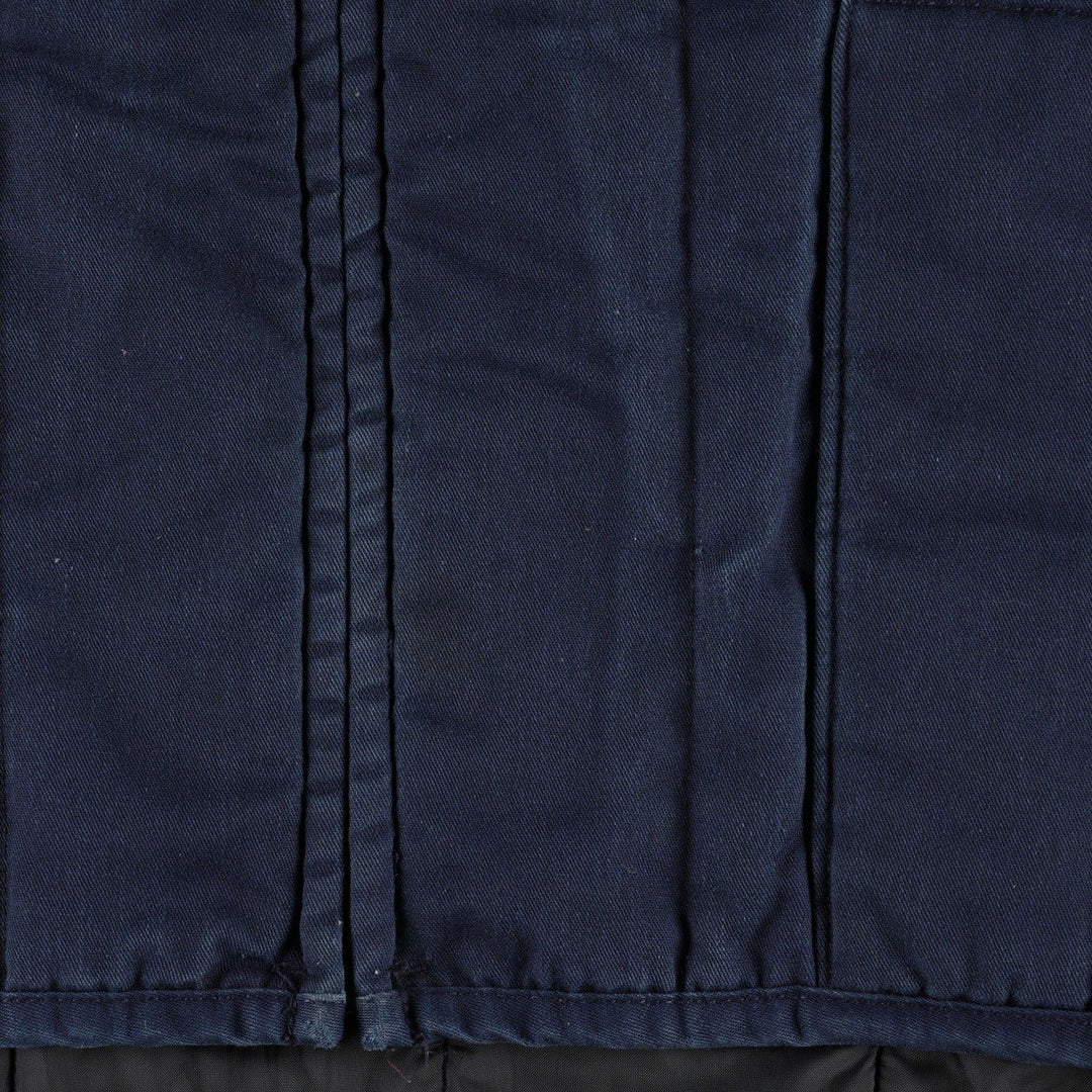 ~90'S Red Kap Padded Work Vest, Made in USA, Men's XL equivalent, Vintage polyester navy blue type Vintage Second Hand