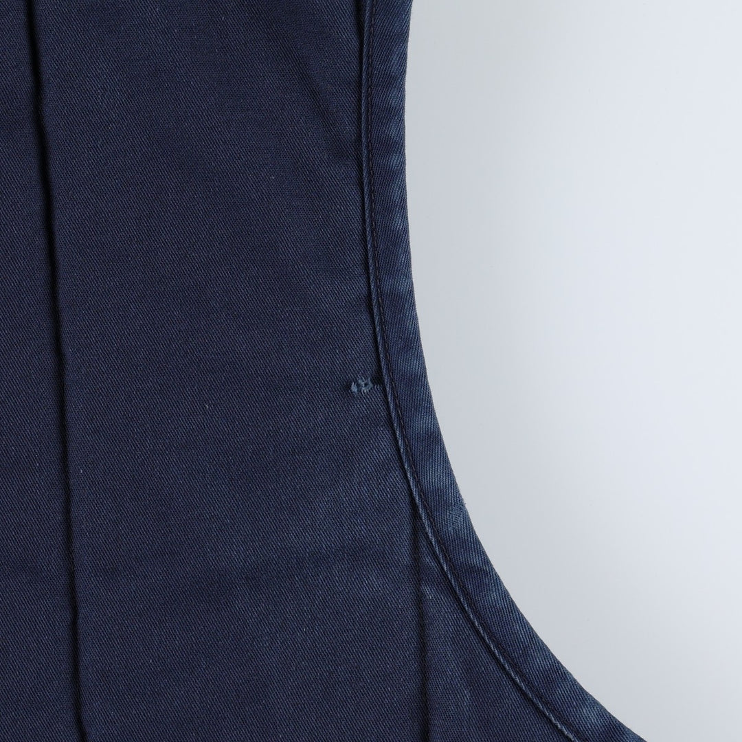 ~90'S Red Kap Padded Work Vest, Made in USA, Men's XL equivalent, Vintage polyester navy blue type Vintage Second Hand