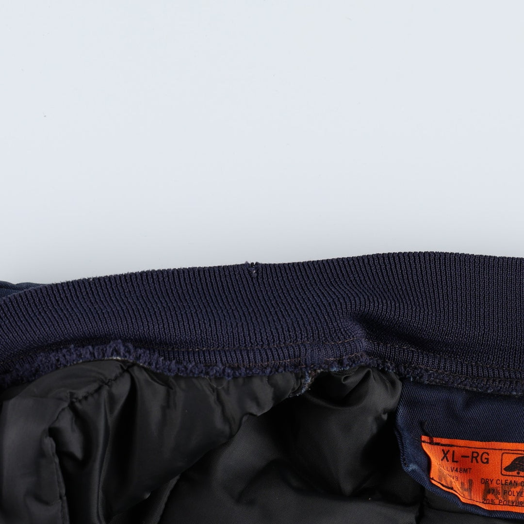 ~90'S Red Kap Padded Work Vest, Made in USA, Men's XL equivalent, Vintage polyester navy blue type Vintage Second Hand