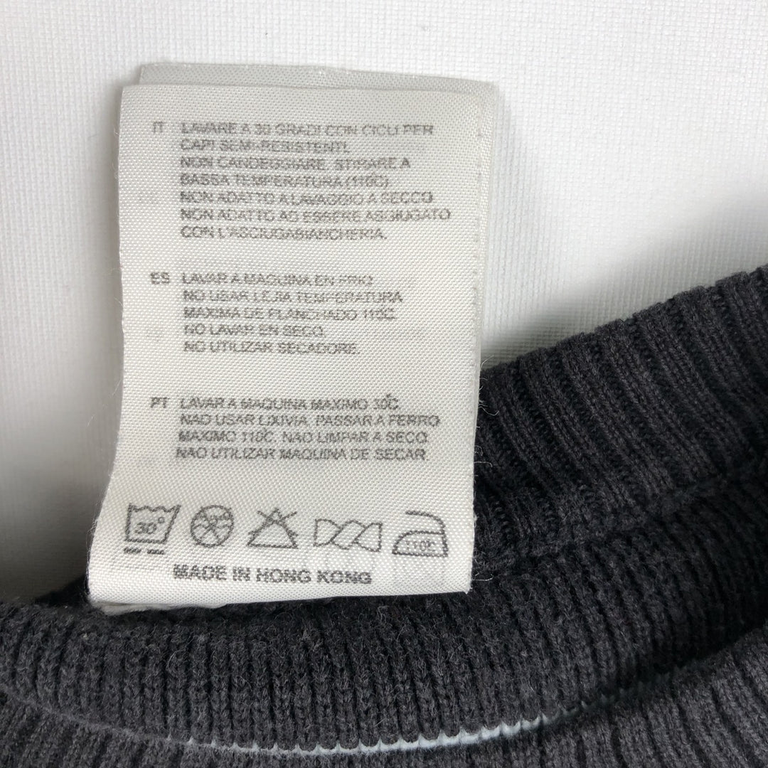 Carhartt Border Pattern Cotton Knit Sweater, Women's Size S (approx.) cotton Blue type light blue Vintage Second Hand