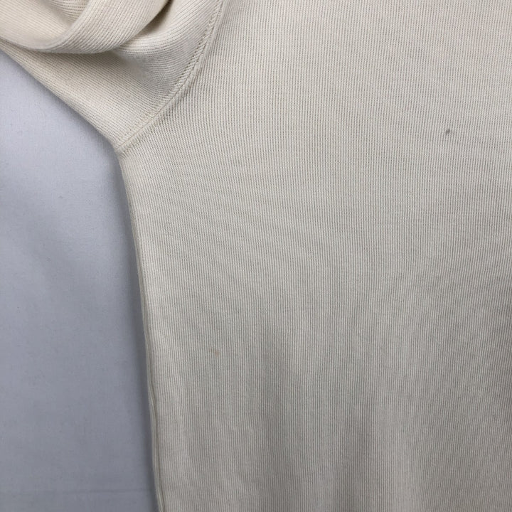 Ralph Lauren POLO RALPH LAUREN Cotton Knit Half-Zip Sweater, Women's Size M cotton ivory Vintage Second Hand