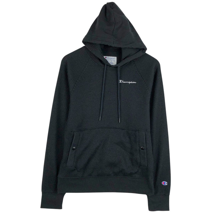 Champion Authentic Athletics Wear Sweatshirt Pullover Hoodie, Women's, Size S polyester black type Vintage Second Hand