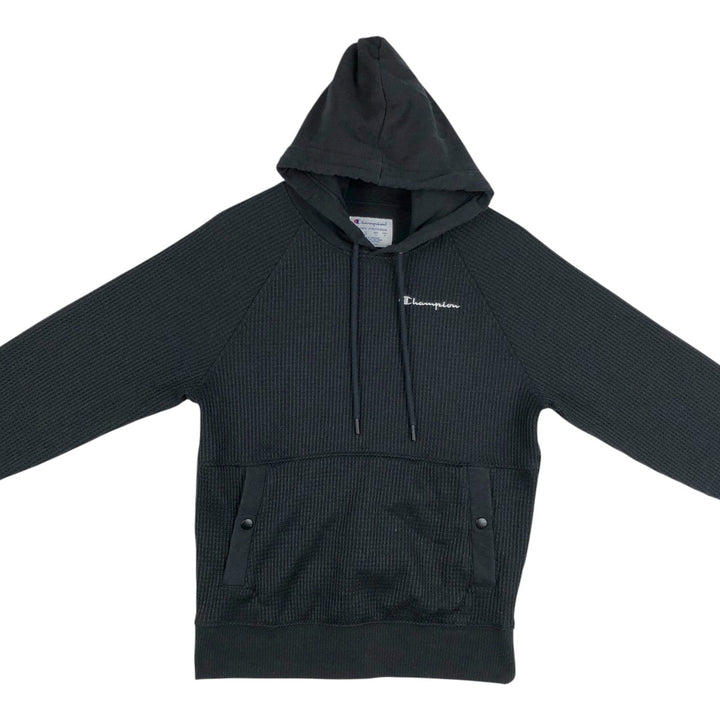 Champion Authentic Athletics Wear Sweatshirt Pullover Hoodie, Women's, Size S polyester black type Vintage Second Hand