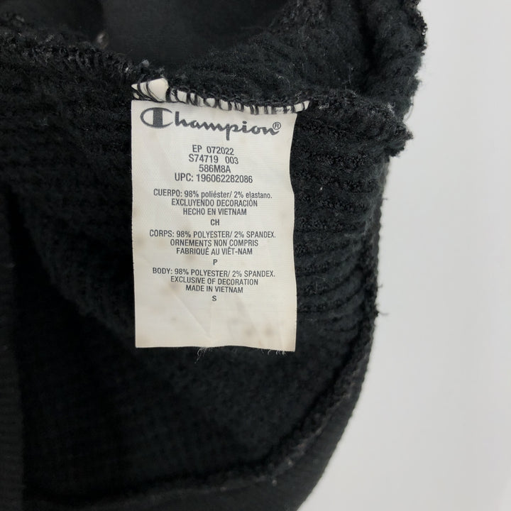 Champion Authentic Athletics Wear Sweatshirt Pullover Hoodie, Women's, Size S polyester black type Vintage Second Hand