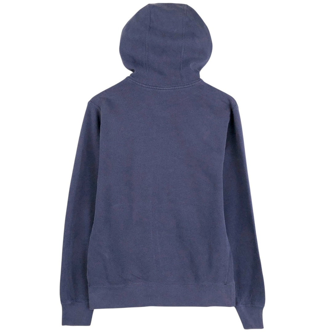Nike Sweat Full Zip Hoodie, Men's Size S cotton navy blue type Vintage Second Hand