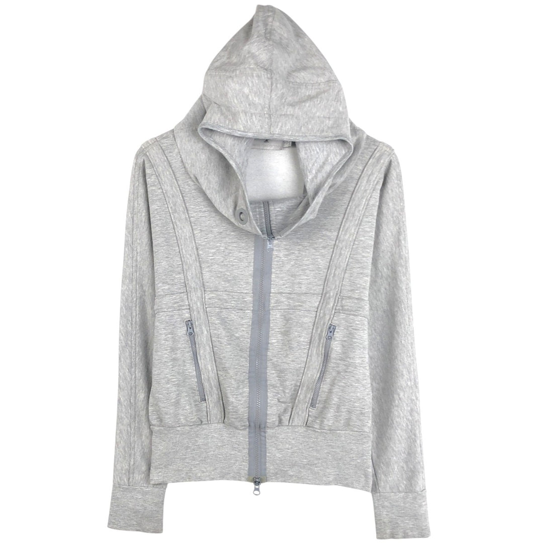 Adidas x Stella McCartney full-zip sweatshirt, women's size S (approx.) cotton gray type Vintage Second Hand