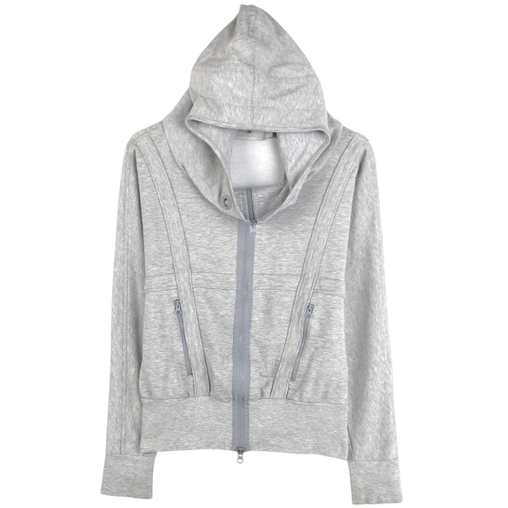 Adidas x Stella McCartney full-zip sweatshirt, women's size S (approx.) cotton gray type Vintage Second Hand