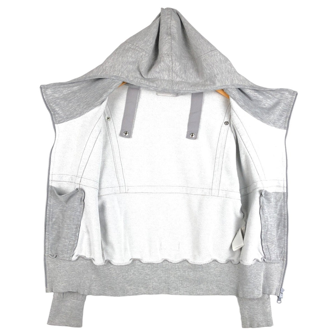 Adidas x Stella McCartney full-zip sweatshirt, women's size S (approx.) cotton gray type Vintage Second Hand
