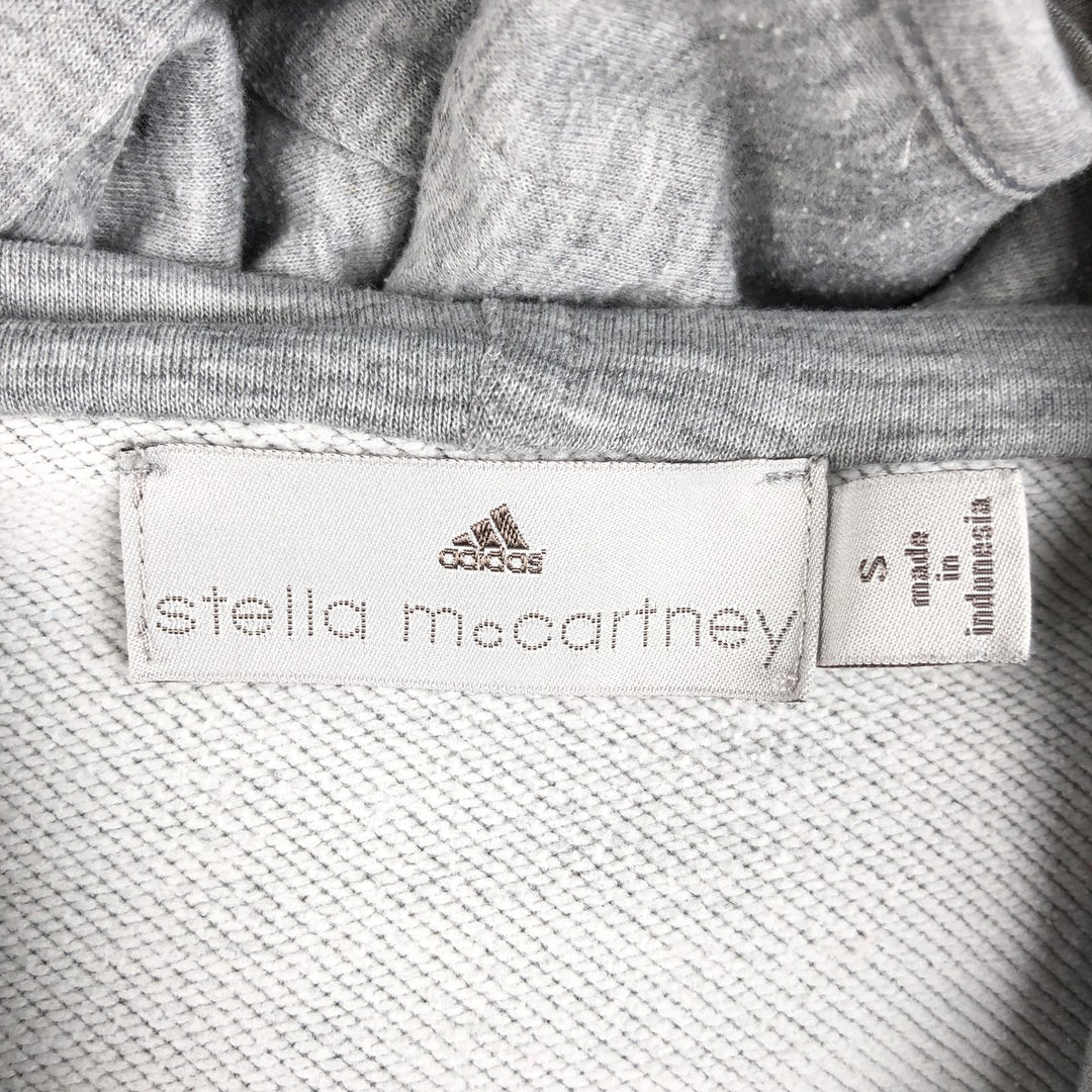 Adidas x Stella McCartney full-zip sweatshirt, women's size S (approx.) cotton gray type Vintage Second Hand