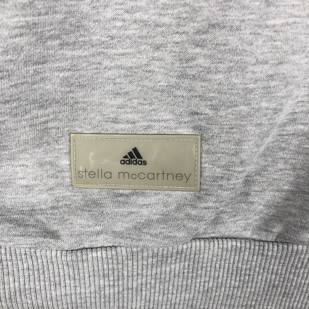 Adidas x Stella McCartney full-zip sweatshirt, women's size S (approx.) cotton gray type Vintage Second Hand