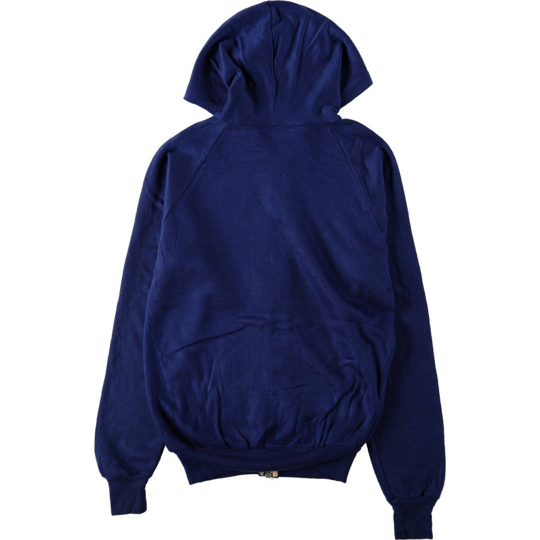 Sears The Men's Store Full-Zip Sweatshirt, Made in Canada, Men's Size S (approx.), Vintage. unclear Navy blue Vintage Second Hand