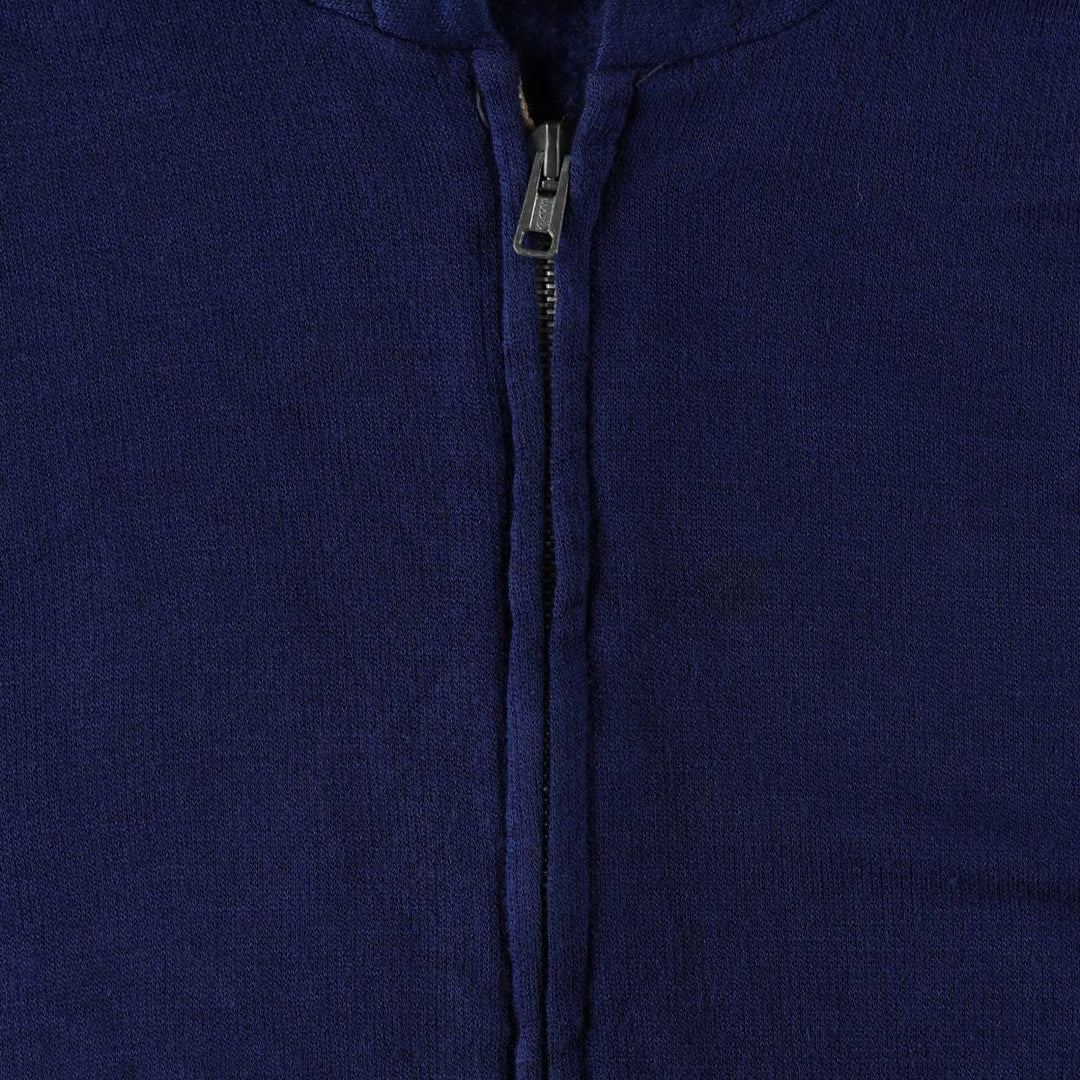 Sears The Men's Store Full-Zip Sweatshirt, Made in Canada, Men's Size S (approx.), Vintage. unclear Navy blue Vintage Second Hand