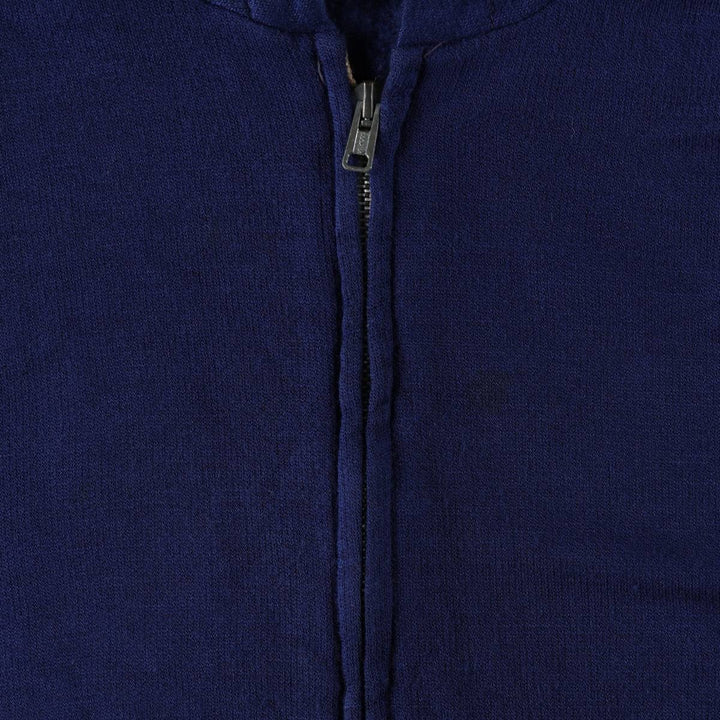 Sears The Men's Store Full-Zip Sweatshirt, Made in Canada, Men's Size S (approx.), Vintage. unclear Navy blue Vintage Second Hand