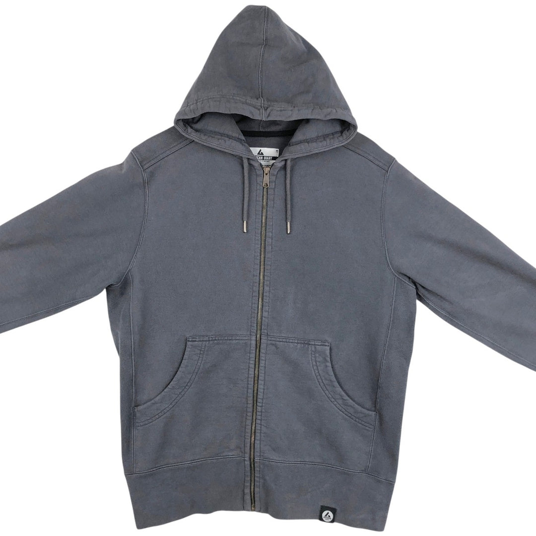 AMERICAN GIANT Full-Zip Sweatshirt, Made in USA, Men's Size L (approx.) cotton Charcoal Vintage Second Hand