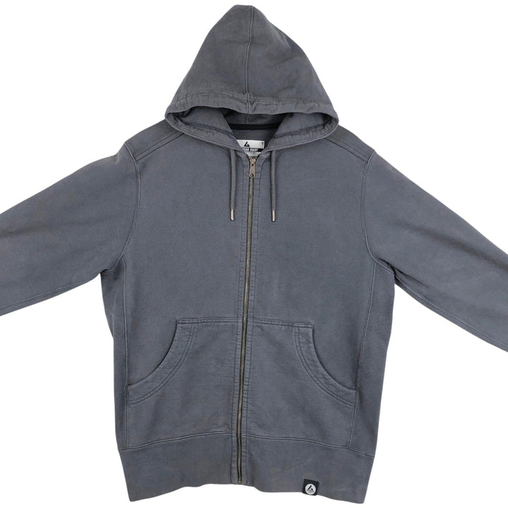 AMERICAN GIANT Full-Zip Sweatshirt, Made in USA, Men's Size L (approx.) cotton Charcoal Vintage Second Hand