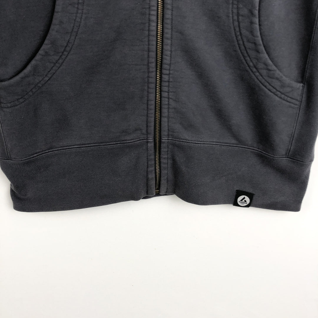 AMERICAN GIANT Full-Zip Sweatshirt, Made in USA, Men's Size L (approx.) cotton Charcoal Vintage Second Hand