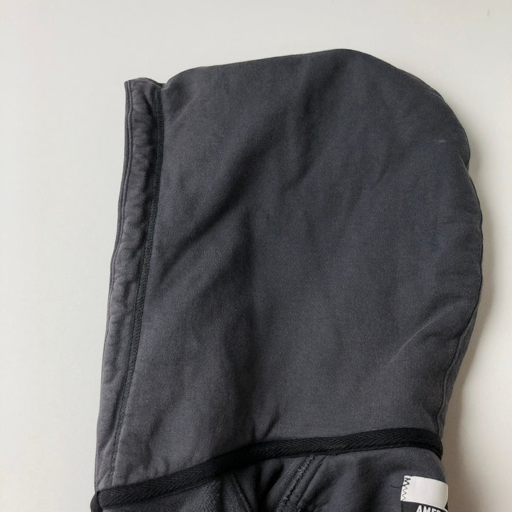 AMERICAN GIANT Full-Zip Sweatshirt, Made in USA, Men's Size L (approx.) cotton Charcoal Vintage Second Hand