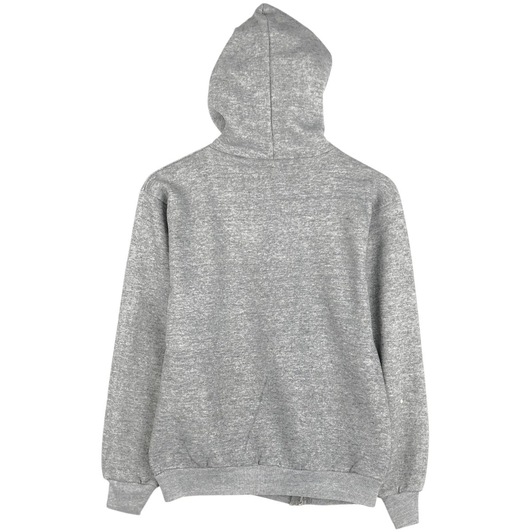 80'S TULTEX Full-Zip Sweatshirt, Made in USA, Women's Size M (Equivalent), Vintage acrylic gray type Vintage Second Hand