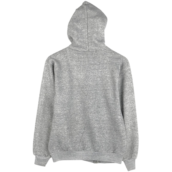80'S TULTEX Full-Zip Sweatshirt, Made in USA, Women's Size M (Equivalent), Vintage acrylic gray type Vintage Second Hand