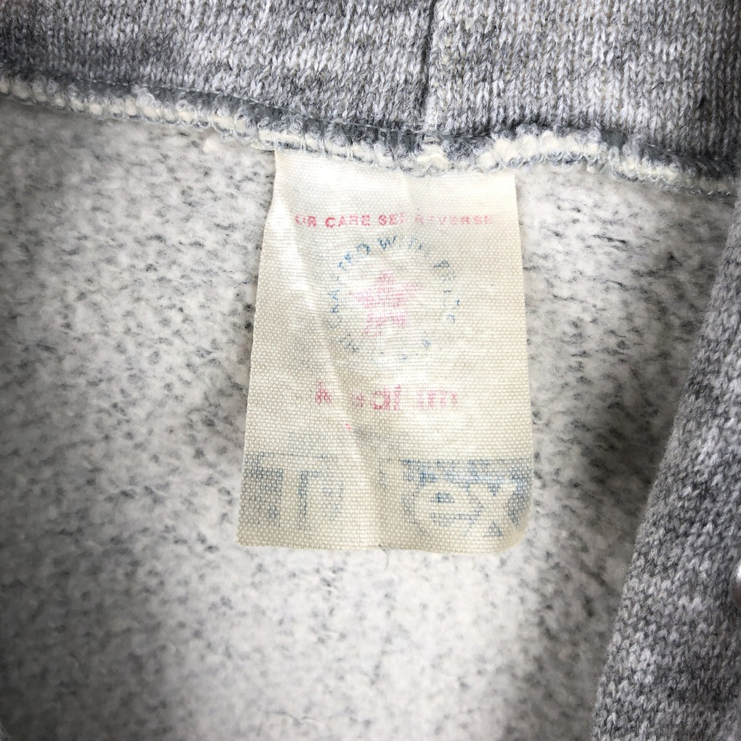 80'S TULTEX Full-Zip Sweatshirt, Made in USA, Women's Size M (Equivalent), Vintage acrylic gray type Vintage Second Hand