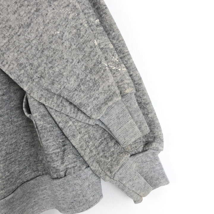 80'S TULTEX Full-Zip Sweatshirt, Made in USA, Women's Size M (Equivalent), Vintage acrylic gray type Vintage Second Hand