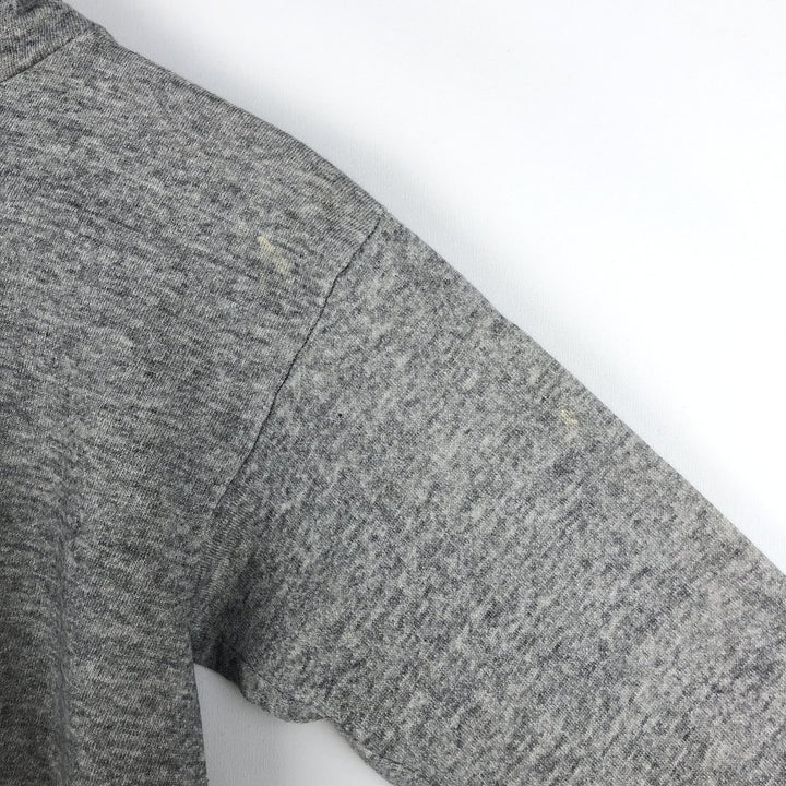 80'S TULTEX Full-Zip Sweatshirt, Made in USA, Women's Size M (Equivalent), Vintage acrylic gray type Vintage Second Hand