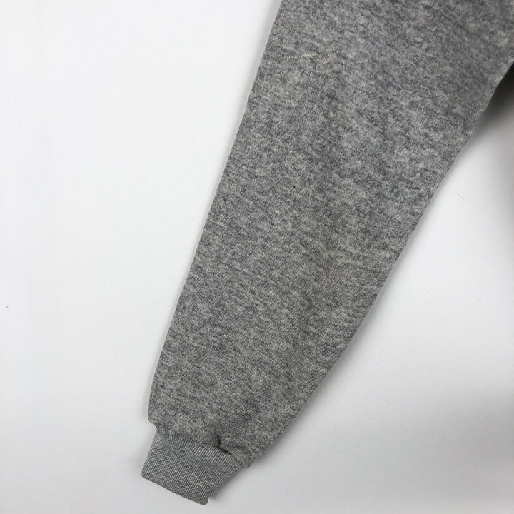 80'S TULTEX Full-Zip Sweatshirt, Made in USA, Women's Size M (Equivalent), Vintage acrylic gray type Vintage Second Hand
