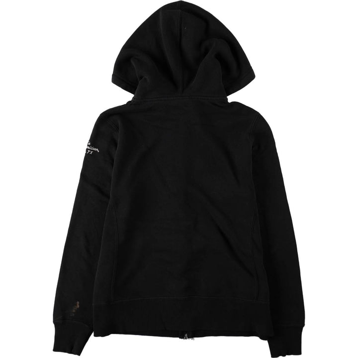 Harley-Davidson Motorcycle Sweat Full-Zip Hoodie, Women's Size S (approx.) cotton black type Vintage Second Hand