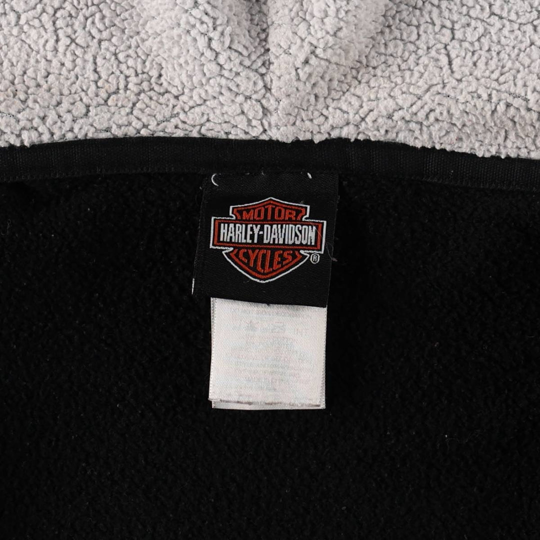 Harley-Davidson Motorcycle Sweat Full-Zip Hoodie, Women's Size S (approx.) cotton black type Vintage Second Hand