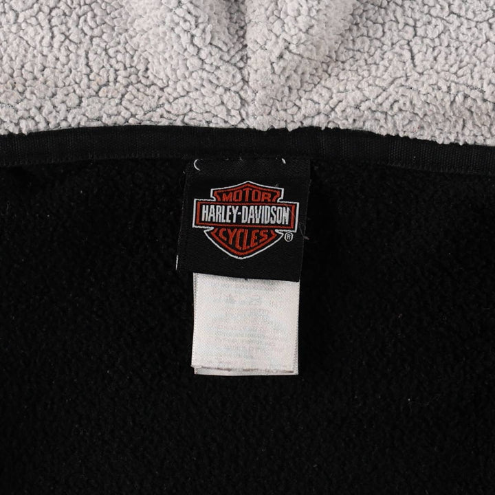 Harley-Davidson Motorcycle Sweat Full-Zip Hoodie, Women's Size S (approx.) cotton black type Vintage Second Hand
