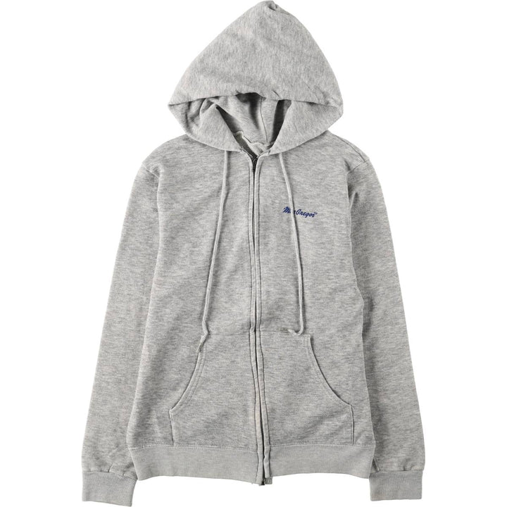 McGREGOR Sweat Full-Zip Hoodie, Women's Size S (approx.) unclear gray type Vintage Second Hand