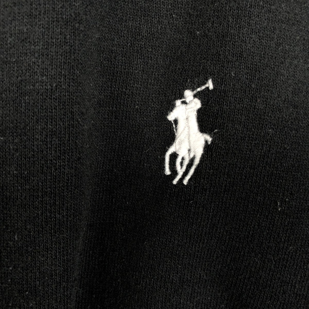 Ralph Lauren POLO RALPH LAUREN Sweat Full-Zip Hoodie, Women's Size XL (approx.) cotton black type Vintage Second Hand