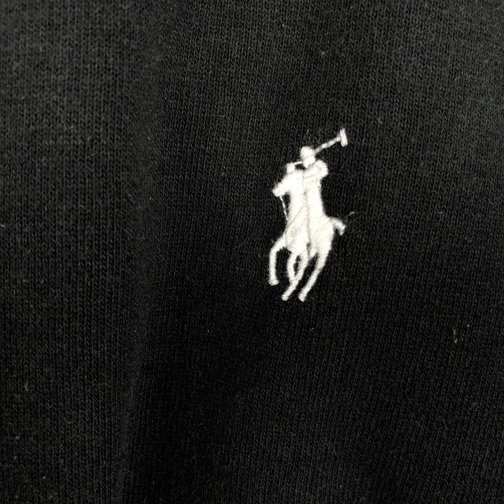 Ralph Lauren POLO RALPH LAUREN Sweat Full-Zip Hoodie, Women's Size XL (approx.) cotton black type Vintage Second Hand