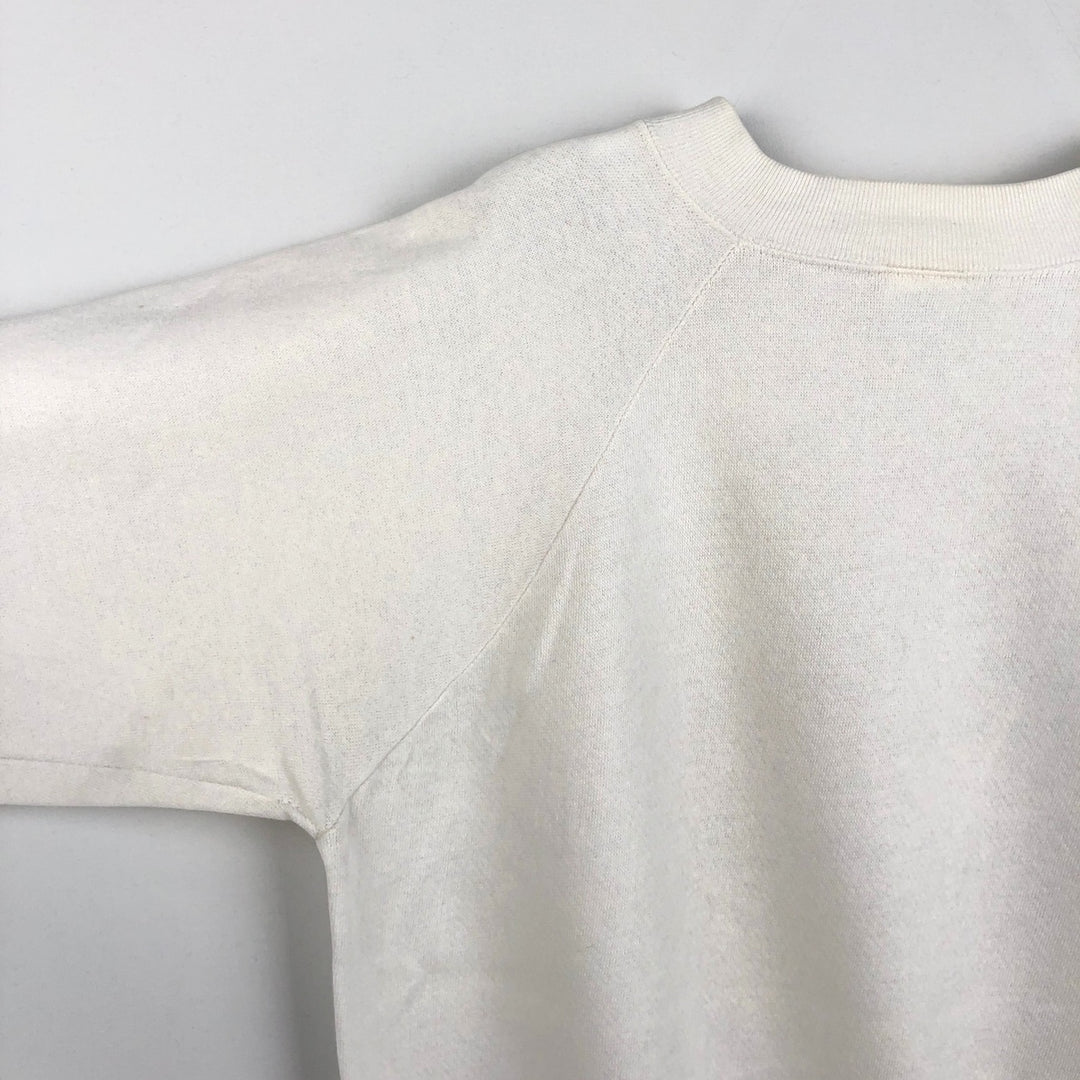 80'S TRENCH Minnesota Vikings Logo Sweatshirt, Made in USA, Men's Size M (approx.), Vintage polyester white type Vintage Second Hand