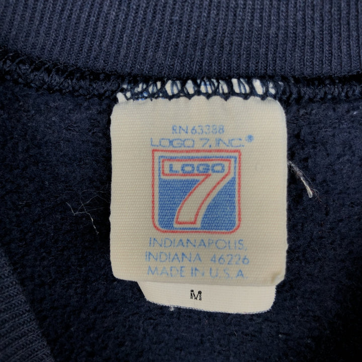 90'S Logo Seven NFL Chicago Bears Logo Sweatshirt, Made in USA, Women's Size M (approx.) cotton navy blue type Vintage Second Hand