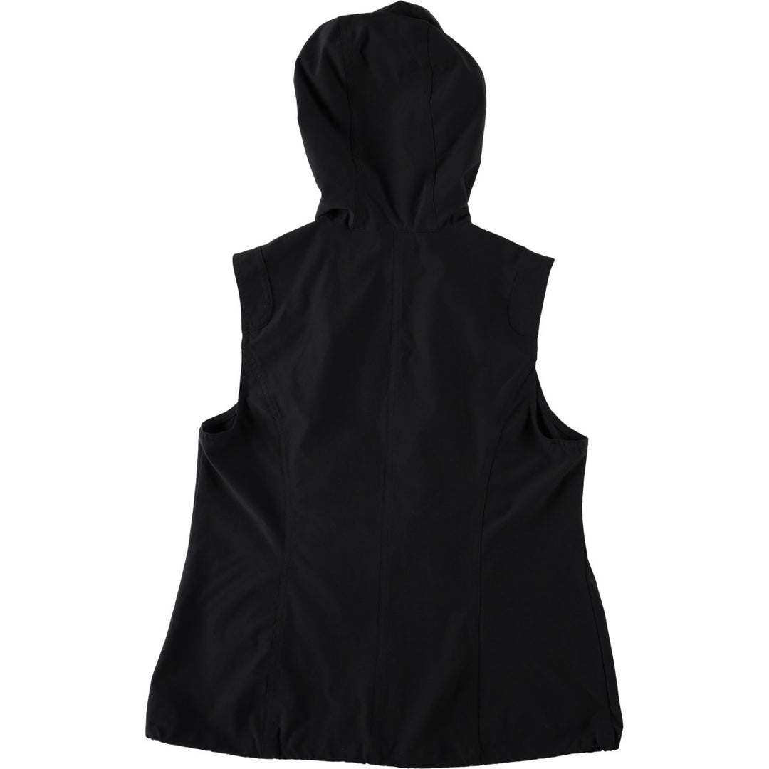 CHICO'S Zenergy Hooded Softshell Vest, Women's Size S polyester black type Vintage Second Hand