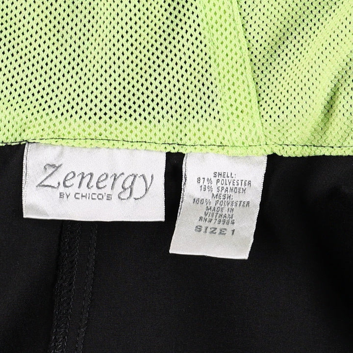 CHICO'S Zenergy Hooded Softshell Vest, Women's Size S polyester black type Vintage Second Hand