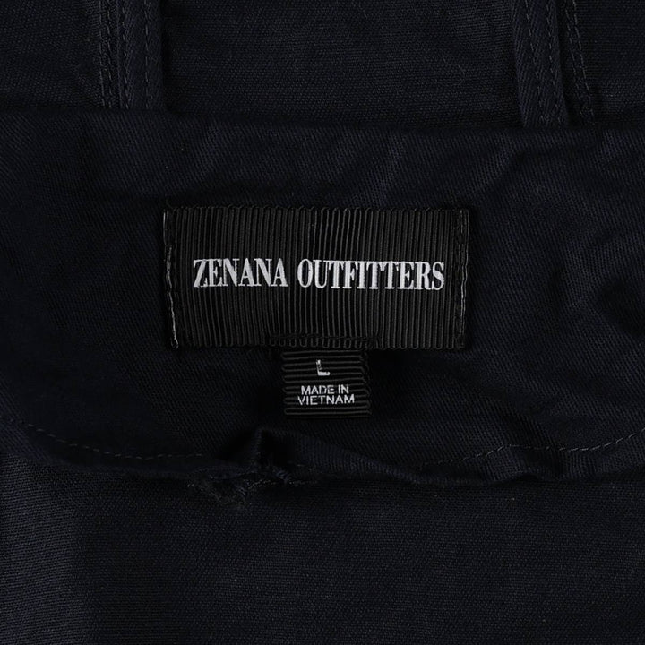 ZENANA OUTFITTERS Hoodie Vest, Women's Size L (approx.) cotton navy blue type Vintage Second Hand