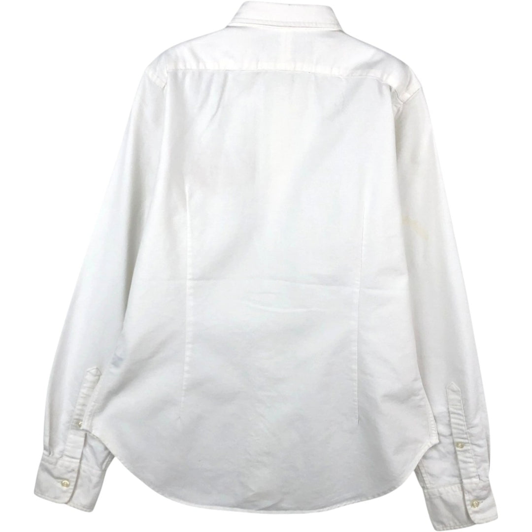 Ralph Lauren RALPH LAUREN SPORT Long-Sleeve Cotton Shirt, Women's Size L (approx.) cotton white type Vintage Second Hand