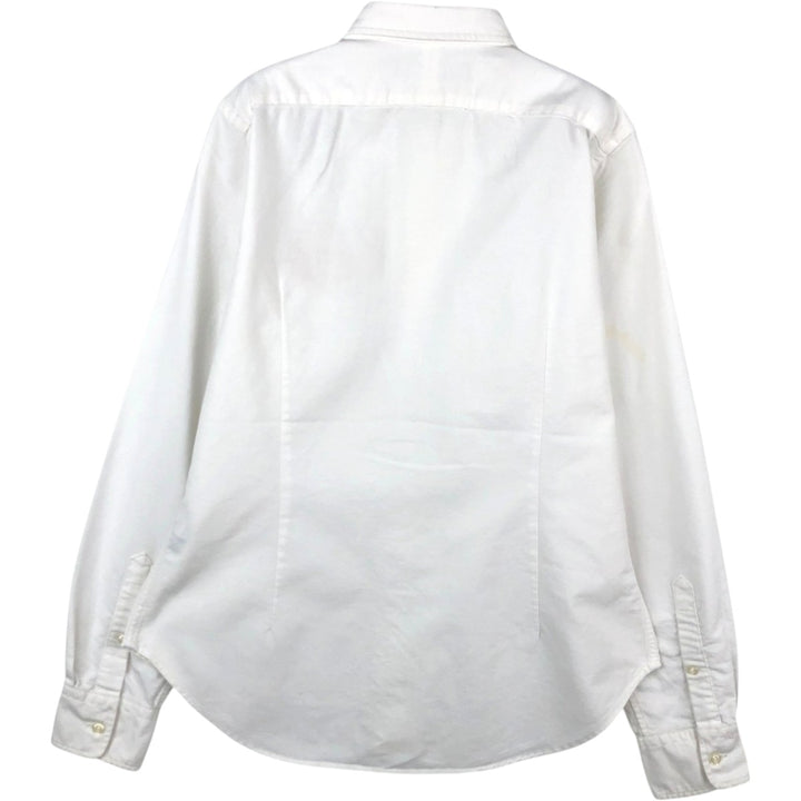 Ralph Lauren RALPH LAUREN SPORT Long-Sleeve Cotton Shirt, Women's Size L (approx.) cotton white type Vintage Second Hand
