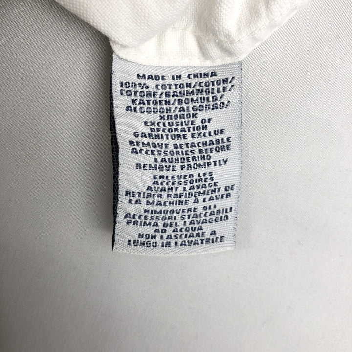 Ralph Lauren RALPH LAUREN SPORT Long-Sleeve Cotton Shirt, Women's Size L (approx.) cotton white type Vintage Second Hand