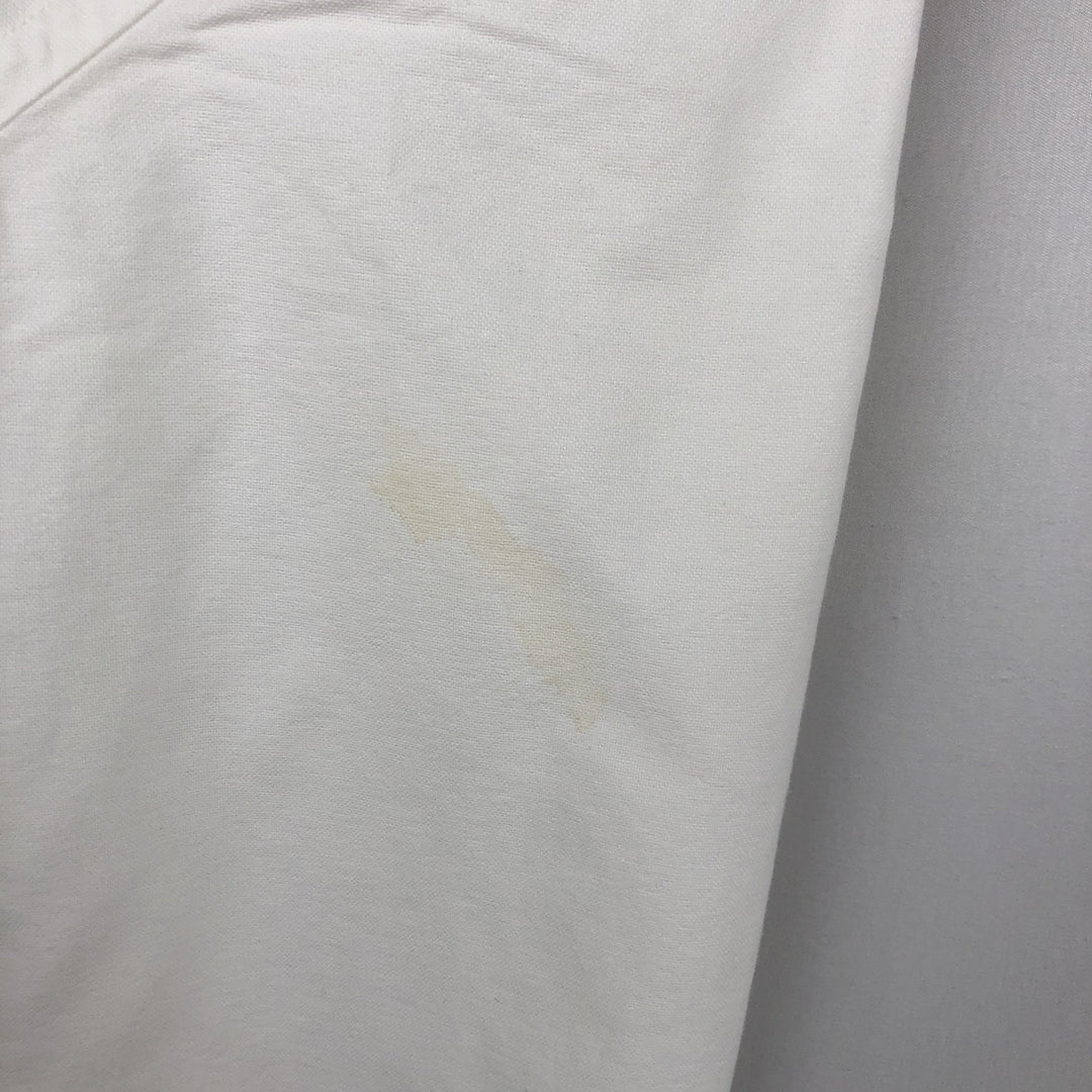 Ralph Lauren RALPH LAUREN SPORT Long-Sleeve Cotton Shirt, Women's Size L (approx.) cotton white type Vintage Second Hand
